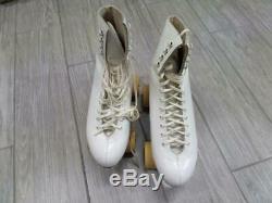 220 vintage RIEDELL roller skates SUREGRIP womens 6.5 white