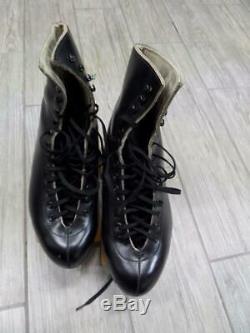 220W vintage RIEDELL roller skates SUREGRIP mens 8 black