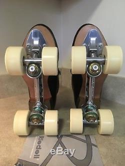ArtIstic Riedell Roller Skate Boot 7.5 297 / Rolline Dance Plates / Bones Wheels