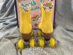BRAND NEW Mens Size 5 Moxi Lolly Roller Skates Pineapple SHIPS IMMEDIATELY
