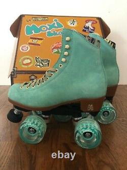 BRAND NEW Moxi Lolly Roller Skates Floss Blue Mens Size 6 SHIPS IMMEDIATELY