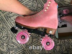 BRAND NEW Moxi Lolly Roller Skates Strawberry Size 5 (womens 6.5 7)