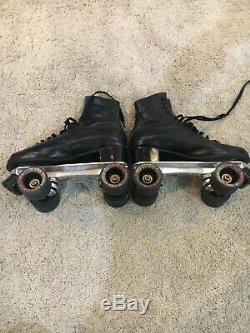 Black Skates Men Size 9 Vintage Antique