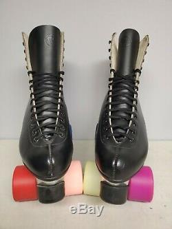 Brand New Riedell 220 Leather Boot Roller Skates Mens size 7