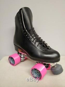 Brand New Riedell 355 Leather Boot Roller Skates Mens size 7