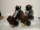 Classic RIEDELL black roller skates mens size 6