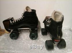 Classic RIEDELL black roller skates mens size 6