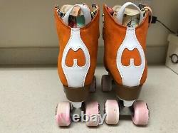 Clementine Moxi jack roller skates 7.5 avanti magnesium plates CIB slide blocks