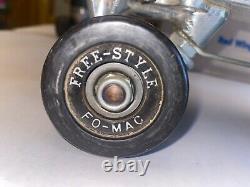 Custom Vintage Hyde Roller Skates Free-Style Fo-Mac Wheels Sure Grip Cyclone 10