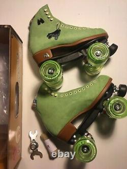 DISCONTINUED COLOR Moxi LOLLY Honeydew 8 Green Roller Riedell Skates W 9.5 / 9