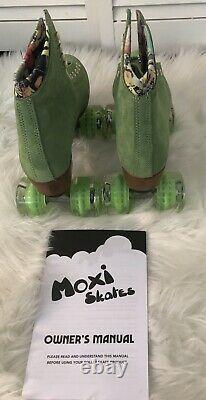 Discontinued Rare Moxi Lolly Roller Skates Honeydew Size 6! (fits 7 & 7.5)