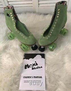 Discontinued Rare Moxi Lolly Roller Skates Honeydew Size 6! (fits 7 & 7.5)