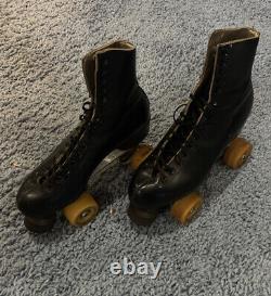 Douglas Snyder Custom Built Super Deluxe Roller Skates Riedell Red Wing Boots M7
