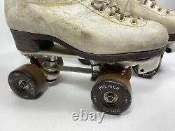 Douglas Snyders Custom Built Vintage Roller Skates Size 6 Riedell withBag