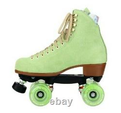 Gorgeous Reidell Suede Honeydew Moxi Lolly Roller Skates size 8(9-9.5)cute