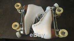 High end Roller skates woman size 10 with carry case tools and pads Reidell