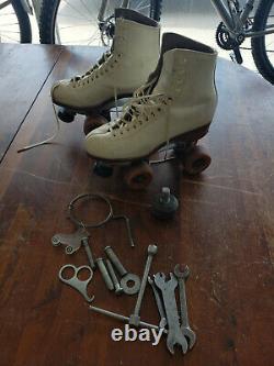 Ladies Vintage (Riedell) Roller Skates with Powell wheels