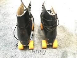 Men's Professional Black Riedell size 10 W Roller skates