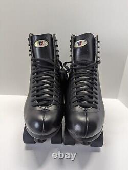 Men's Riedell 120 Roller Skates Size 11 Black Leather