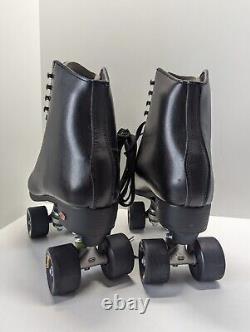 Men's Riedell 120 Roller Skates Size 11 Black Leather