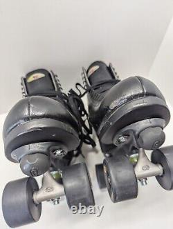 Men's Riedell 120 Roller Skates Size 11 Black Leather