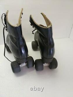 Men's Size 7.5 Roller Skates Riedell Boot Sunlite Plates / Sure Grip Wheels
