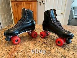 Men's Vintage Riedel Roller Skates Sure Grip Plates Kryptonic Wheels Size 12
