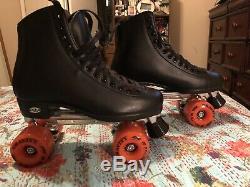 Mens Riedell Boot Rollerskates. Size 9. Used Once. With Indoor & outdoor Wheels