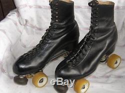 Mens Riedell Red Wing vintage black leather speed skates size 12