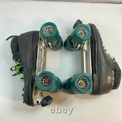 Mens Riedell Roller Skates Sure Grip Competitor 7L VTG With Case Size 9.5