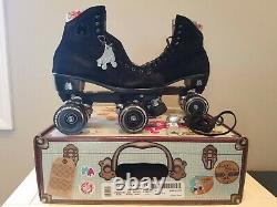 Moxi Lolly Black Roller Skates Size 4 (w5-5.5) not Impala Sure-Grip Riedell