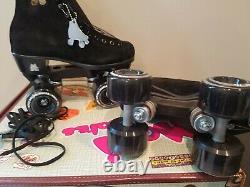 Moxi Lolly Black Roller Skates Size 4 (w5-5.5) not Impala Sure-Grip Riedell