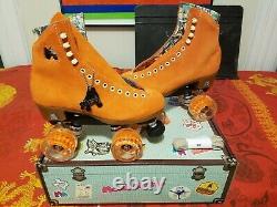Moxi Lolly Clementine Roller Skates Size 9 (w10-10.5) Riedell READY TO SHIP NOW