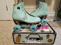 Moxi Lolly Floss Roller Skates Size 7 (w8-8.5) Riedell READY TO SHIP NOW