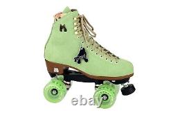 Moxi Lolly Honeydew Roller Skates Size 8 (w9-9.5) Riedell. Ready to ship now