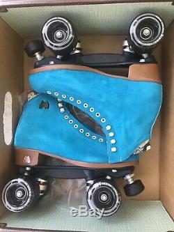 Moxi Lolly Pool Blue Roller Skates Size 8