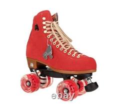 Moxi Lolly Poppy Red Roller Skates, Size Men's 8 / Women's 9