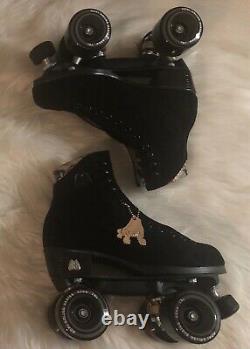 Moxi Lolly Roller Skates Classic Black Size 6 (fits women's 7 7.5)
