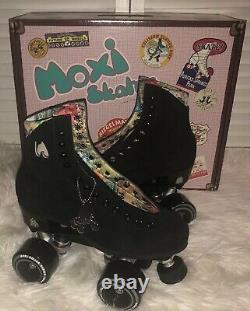 Moxi Lolly Roller Skates Classic Black Size 7 (fits women's 8 & 8.5)