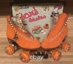 Moxi Lolly Roller Skates Clementine Size 7 (fits Womens 8 8.5)