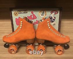 Moxi Lolly Roller Skates Clementine Size 8! Brand New