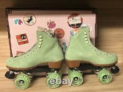 Moxi Lolly Roller Skates Honeydew Size 5! (fits womens 6 & 6.5)