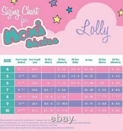 Moxi Lolly Roller Skates Honeydew Size 8 (fits 9 & 9.5)
