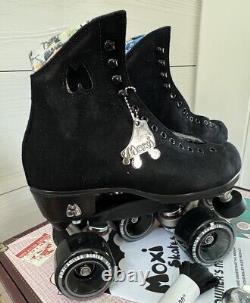 Moxi Lolly Roller Skates, Men's Sz 7 (Women's 8-8.5), ALL Black. NWT