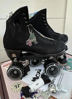 Moxi Lolly Roller Skates, Men's Sz 7 (Women's 8-8.5), ALL Black. NWT