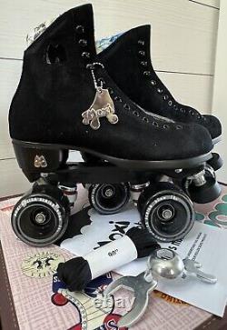 Moxi Lolly Roller Skates, Men's Sz 7 (Women's 8-8.5), ALL Black. NWT