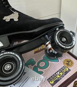 Moxi Lolly Roller Skates, Men's Sz 7 (Women's 8-8.5), ALL Black. NWT