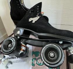 Moxi Lolly Roller Skates, Men's Sz 7 (Women's 8-8.5), ALL Black. NWT