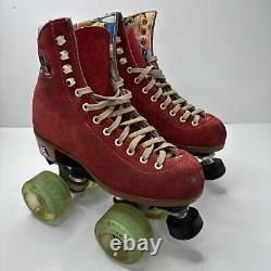 Moxi Lolly Roller Skates Poppy Red Size 4 Med