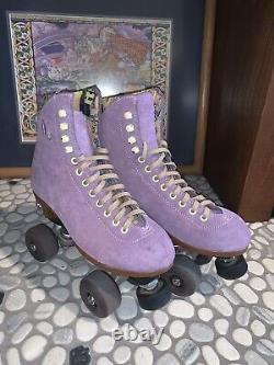 Moxi Lolly Roller Skates Riedell Size 5 Med Lilac Xtra Gummy Wheels Included